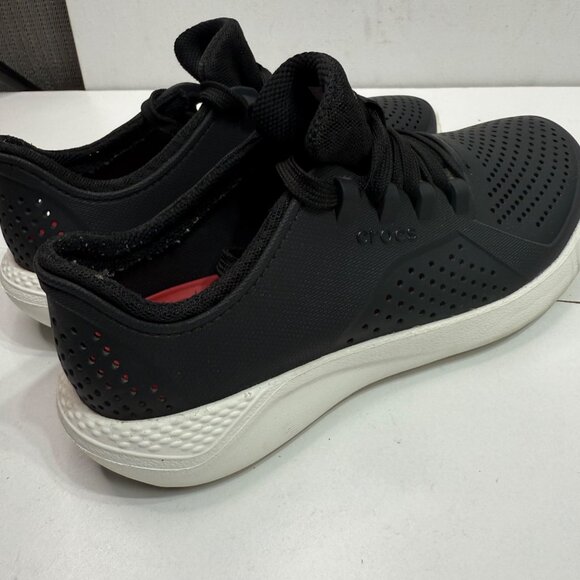 Crocs Womens Size 8 LiteRide Black Sneakers Casual Athletic Shoes - Picture 4 of 9